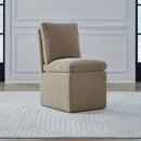 Accent Dining Accent Dining Chair w/ Casters - Wicker image