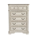 Magnolia Manor Uph Bed, Dresser & Mirror, Chest image
