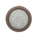 Heartland Round Ceiling Tile Cocktail Table in Antique White image