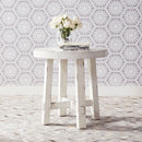 Modern Farmhouse Splay Leg Round End Table image