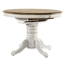 Carolina Crossing Pedestal Table Set- White image