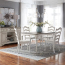 Magnolia Manor 5 Piece Leg Table Set image