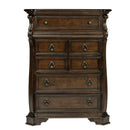 Arbor Place King California Sleigh Bed, Dresser & Mirror, Chest image