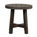 Modern Farmhouse Splay Leg Round End Table image