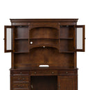 Brayton Manor Jr Executive Credenza Hutch in Cognac image