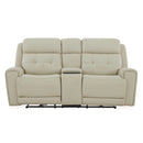 Carrington Loveseat w/Console P3 & ZG in Baja Stone image