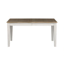 Summerville Rectangular Leg Table in White image