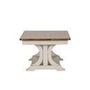 Farmhouse Reimagined Rectangular Cocktail Table in Antique White image