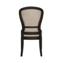 Americana Farmhouse Uph Tufted Back Side Chair - Black image