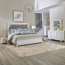 Reflections King California Uph Bed, Dresser & Mirror, Chest image