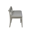 Farmhouse Reimagined Upholstered Bench (RTA) in Antique White image