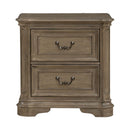 Magnolia Manor II 2 Drawer Nightstand in Weathered Bisque image