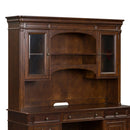 Brayton Manor Jr Executive Credenza Hutch in Cognac image