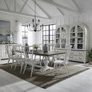River Place 9 Piece Trestle Table Set image