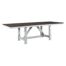 Farmhouse Trestle Table in White image