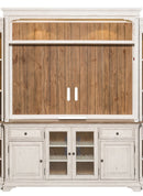 Liberty Morgan Creek 68" Entertainment TV Stand with Hutch in Antique White image