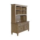 Liberty Furniture Americana Farmhouse Credenza & Hutch in Dusty Taupe image