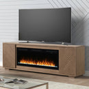 Fireplace TV Consoles 214 84 Inch Console w/ Fire FTS image