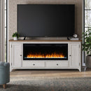 Fireplace TV Consoles 652 80 Inch Console w/ Fire FT image