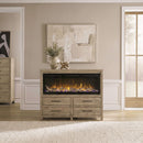 Fireplace TV Consoles 780 54 Inch Chest w/ Driftwood Fire FTSD image