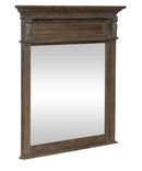 Liberty Furniture Carlisle Court Landscape Mirror in Chestnut with Dusty Wax
