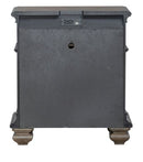 Liberty Furniture Carlisle Court 3 Drawer Nightstand with Charging Station in Chestnut with Dusty Wax