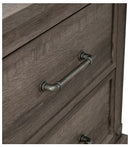 Liberty Furniture Lakeside Haven Nightstand w/ Charging Station in Brownstone