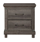 Liberty Furniture Lakeside Haven Nightstand w/ Charging Station in Brownstone