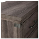 Liberty Furniture Lakeside Haven Nightstand w/ Charging Station in Brownstone