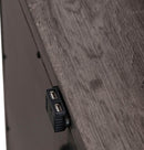 Liberty Furniture Lakeside Haven Nightstand w/ Charging Station in Brownstone