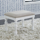 Liberty Furniture Summer House I Vanity Stool in Oyster White