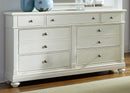 Liberty Furniture Harbor View II 7 Drawer Dresser in Linen through 9/15